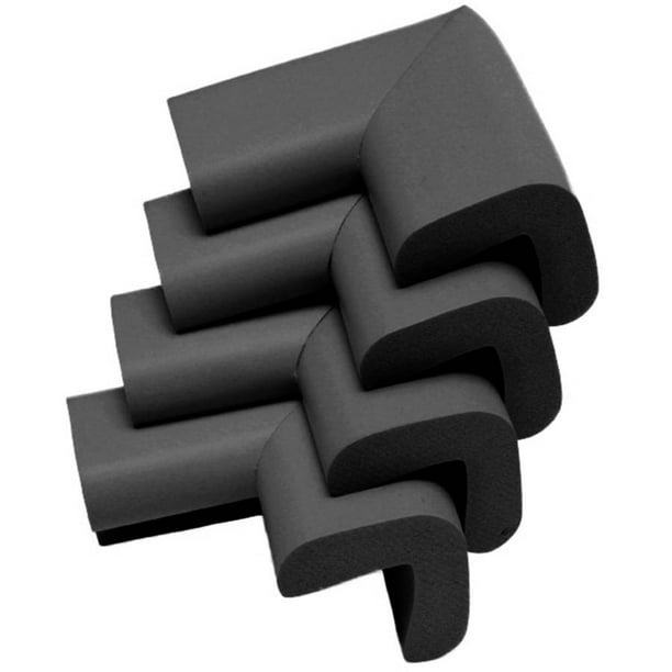 KidKusion Large Jumbo Corner Kushions 4-Pack Taupe